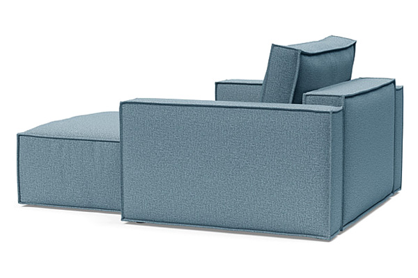 Innovation Living Newilla Lounger Chair with Standard Arms - 525 Mixed Dance Light Blue