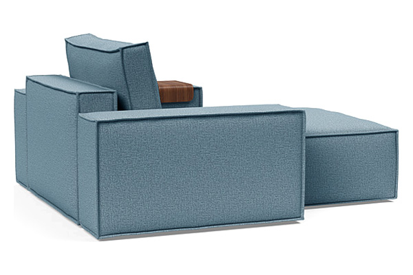 Innovation Living Newilla Lounger Chair with Wide Arms - 525 Mixed Dance Light Blue