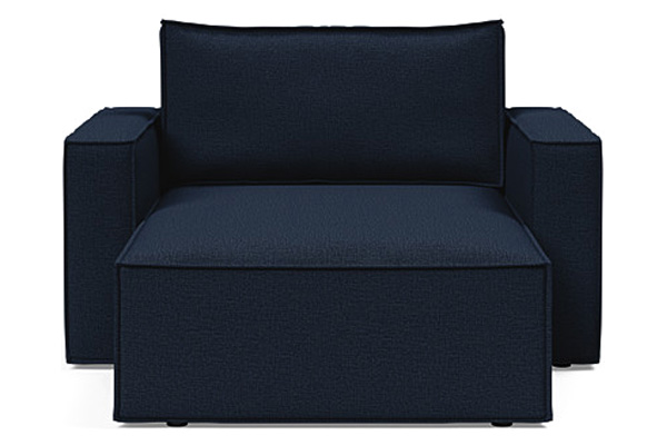 Innovation Living Newilla Lounger Chair with Standard Arms - 528 Mixed Dance Blue