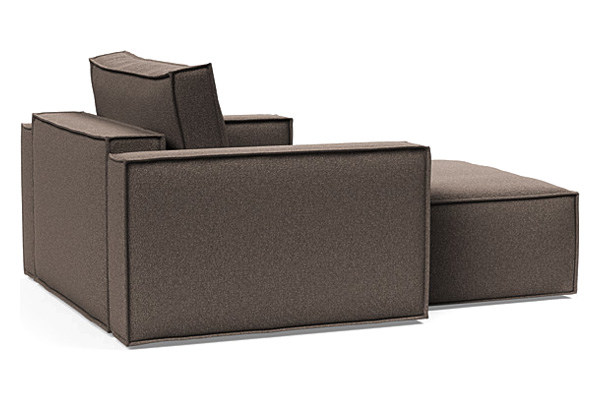 Innovation Living Newilla Lounger Chair with Standard Arms - 530 Bouclé Taupe