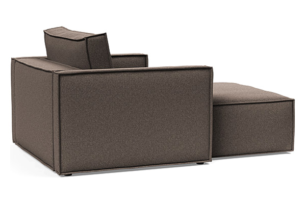 Innovation Living Newilla Lounger Chair with Slim Arms - 530 Bouclé Taupe