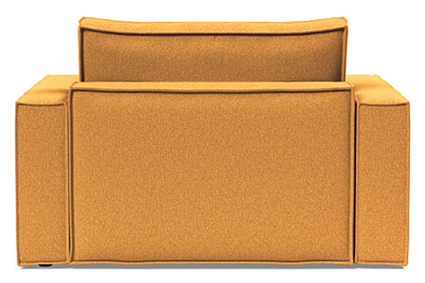 Innovation Living Newilla Lounger Chair with Standard Arms - 536 Bouclé Ochre