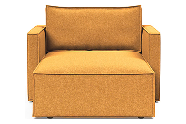 Innovation Living Newilla Lounger Chair with Slim Arms - 536 Bouclé Ochre