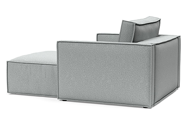 Innovation Living Newilla Lounger Chair with Slim Arms - 538 Melange Light Grey