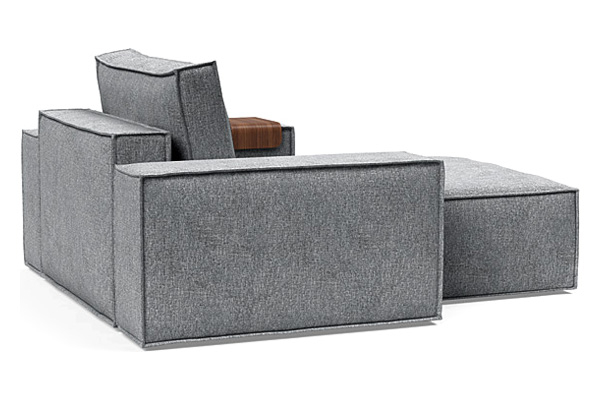 Innovation Living Newilla Lounger Chair with Wide Arms - 565 Twist Granite