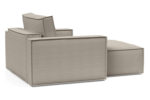 Innovation Living Newilla Lounger Chair with Standard Arms - 579 Kenya Gravel