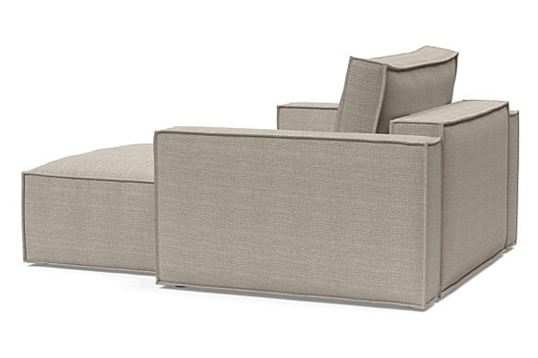 Innovation Living Newilla Lounger Chair with Standard Arms - 579 Kenya Gravel