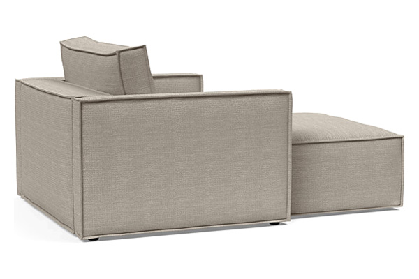 Innovation Living Newilla Lounger Chair with Slim Arms - 579 Kenya Gravel