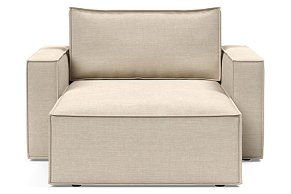 Innovation Living Newilla Lounger Chair with Standard Arms - 586 Phobos Latte