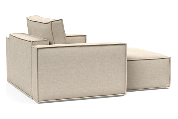 Innovation Living Newilla Lounger Chair with Standard Arms - 586 Phobos Latte