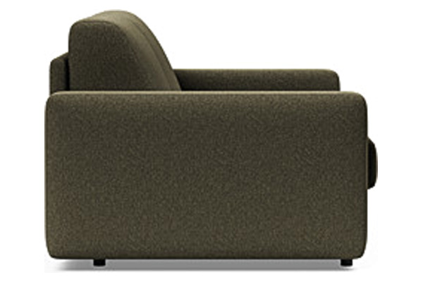 Innovation Living Carnell Sofa Bed With Standard Arms - 535 Bouclé Forest Green