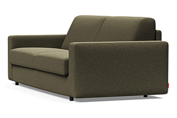 Innovation Living Carnell Sofa Bed With Standard Arms - 535 Bouclé Forest Green