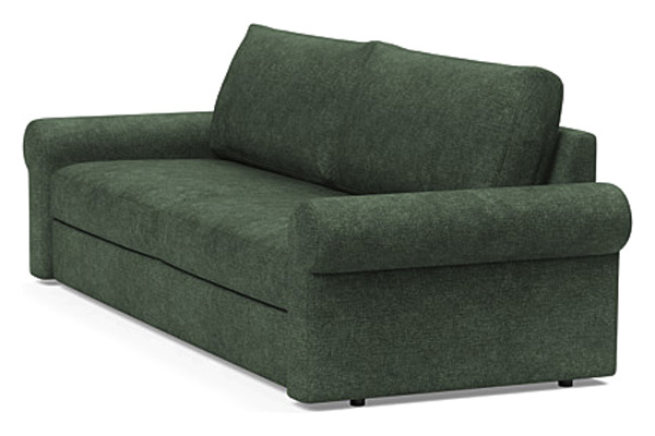 Innovation Living Vilander Sofa Bed With Roll Arms - 281 Avella Pine Green