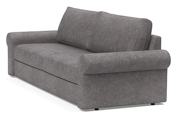 Innovation Living Vilander Sofa Bed With Roll Arms - 282 Avella Warm Grey