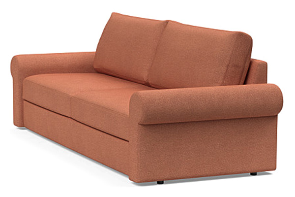 Innovation Living Vilander Sofa Bed With Roll Arms - 301 Weda Rust