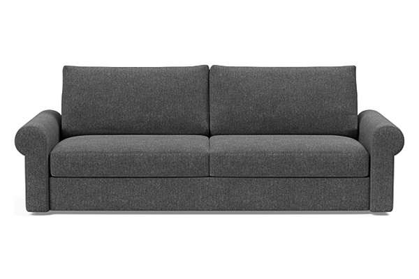 Innovation Living Vilander Sofa Bed With Roll Arms - 350 Taura Deep Grey