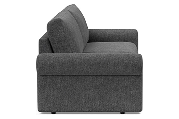 Innovation Living Vilander Sofa Bed With Roll Arms - 350 Taura Deep Grey