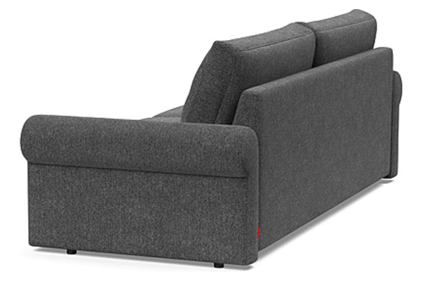 Innovation Living Vilander Sofa Bed With Roll Arms - 350 Taura Deep Grey