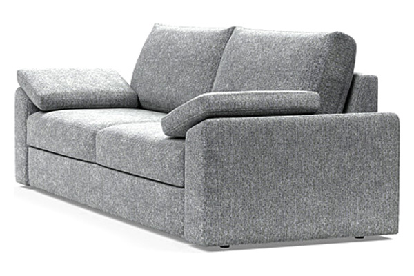 Innovation Living Vilander Sofa Bed With Cushion Arms - 351 Taura Slate Grey