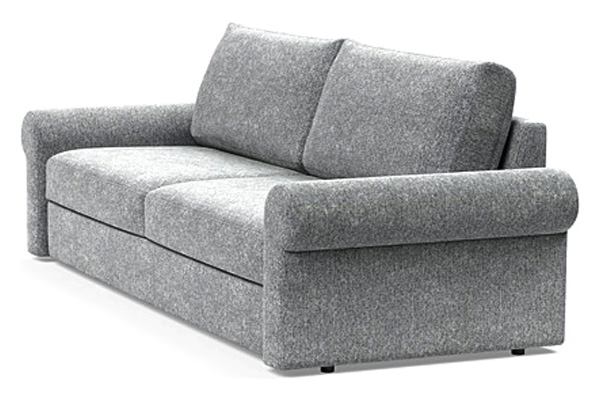 Innovation Living Vilander Sofa Bed With Roll Arms - 351 Taura Slate Grey