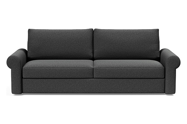 Innovation Living Vilander Sofa Bed With Roll Arms - 529 Bouclé Charcoal