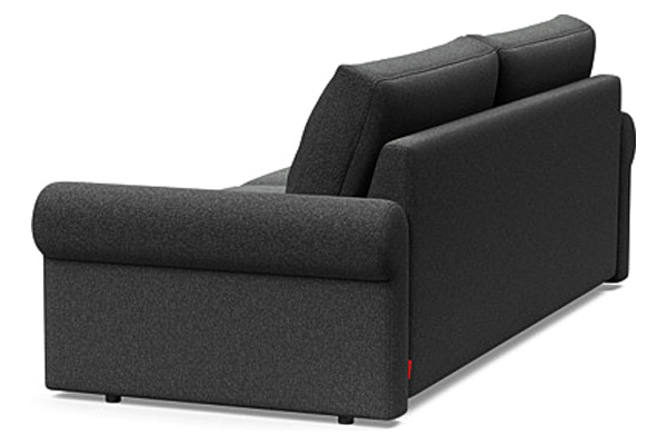 Innovation Living Vilander Sofa Bed With Roll Arms - 529 Bouclé Charcoal