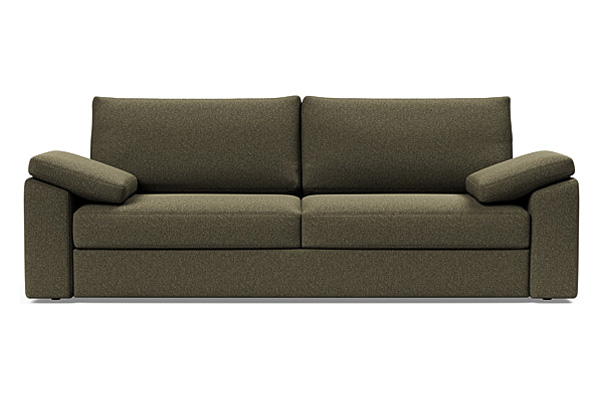 Innovation Living Vilander Sofa Bed With Cushion Arms - 535 Bouclé Forest Green