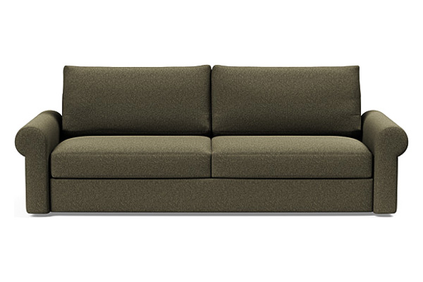 Innovation Living Vilander Sofa Bed With Roll Arms - 535 Bouclé Forest Green