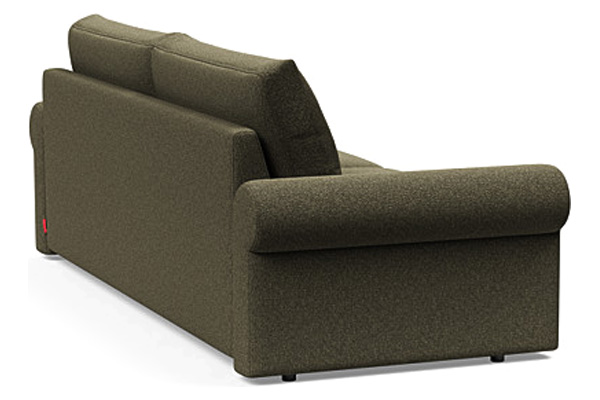 Innovation Living Vilander Sofa Bed With Roll Arms - 535 Bouclé Forest Green