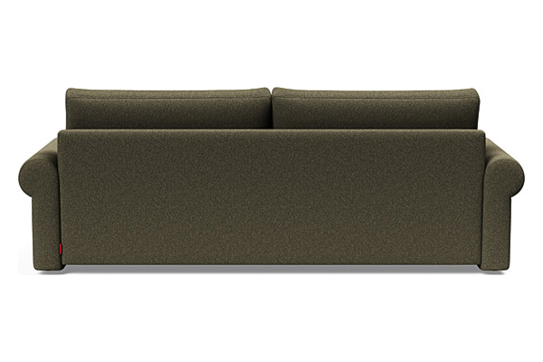 Innovation Living Vilander Sofa Bed With Roll Arms - 535 Bouclé Forest Green