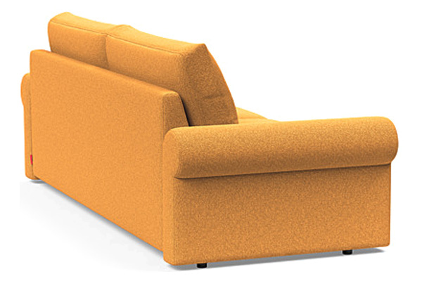 Innovation Living Vilander Sofa Bed With Roll Arms - 536 Bouclé Ochre