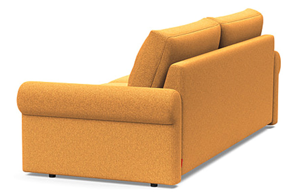 Innovation Living Vilander Sofa Bed With Roll Arms - 536 Bouclé Ochre