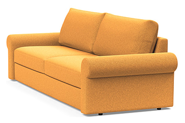 Innovation Living Vilander Sofa Bed With Roll Arms - 536 Bouclé Ochre