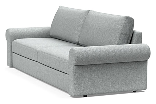 Innovation Living Vilander Sofa Bed With Roll Arms - 538 Melange Light Grey