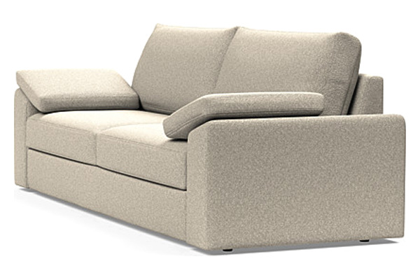 Innovation Living Vilander Sofa Bed With Cushion Arms - 539 Bouclé Beige