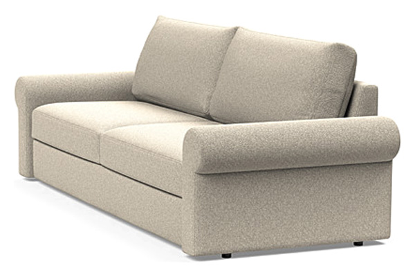 Innovation Living Vilander Sofa Bed With Roll Arms - 539 Bouclé Beige