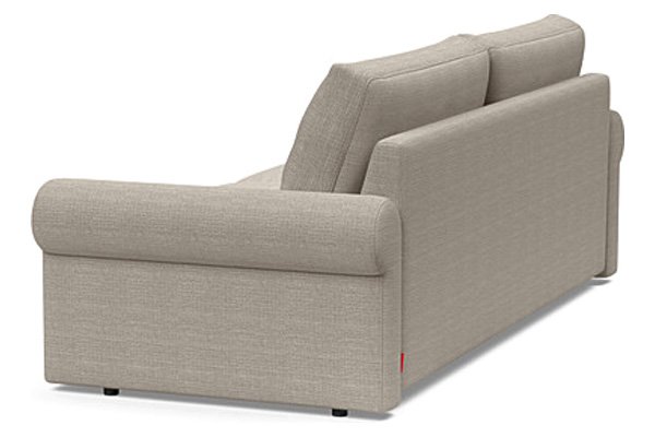 Innovation Living Vilander Sofa Bed With Roll Arms - 579 Kenya Gravel