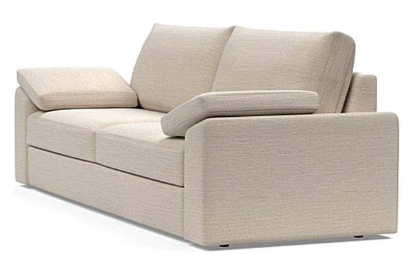 Innovation Living Vilander Sofa Bed With Cushion Arms - 612 Blida Sand Grey