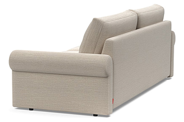 Innovation Living Vilander Sofa Bed With Roll Arms - 612 Blida Sand Grey