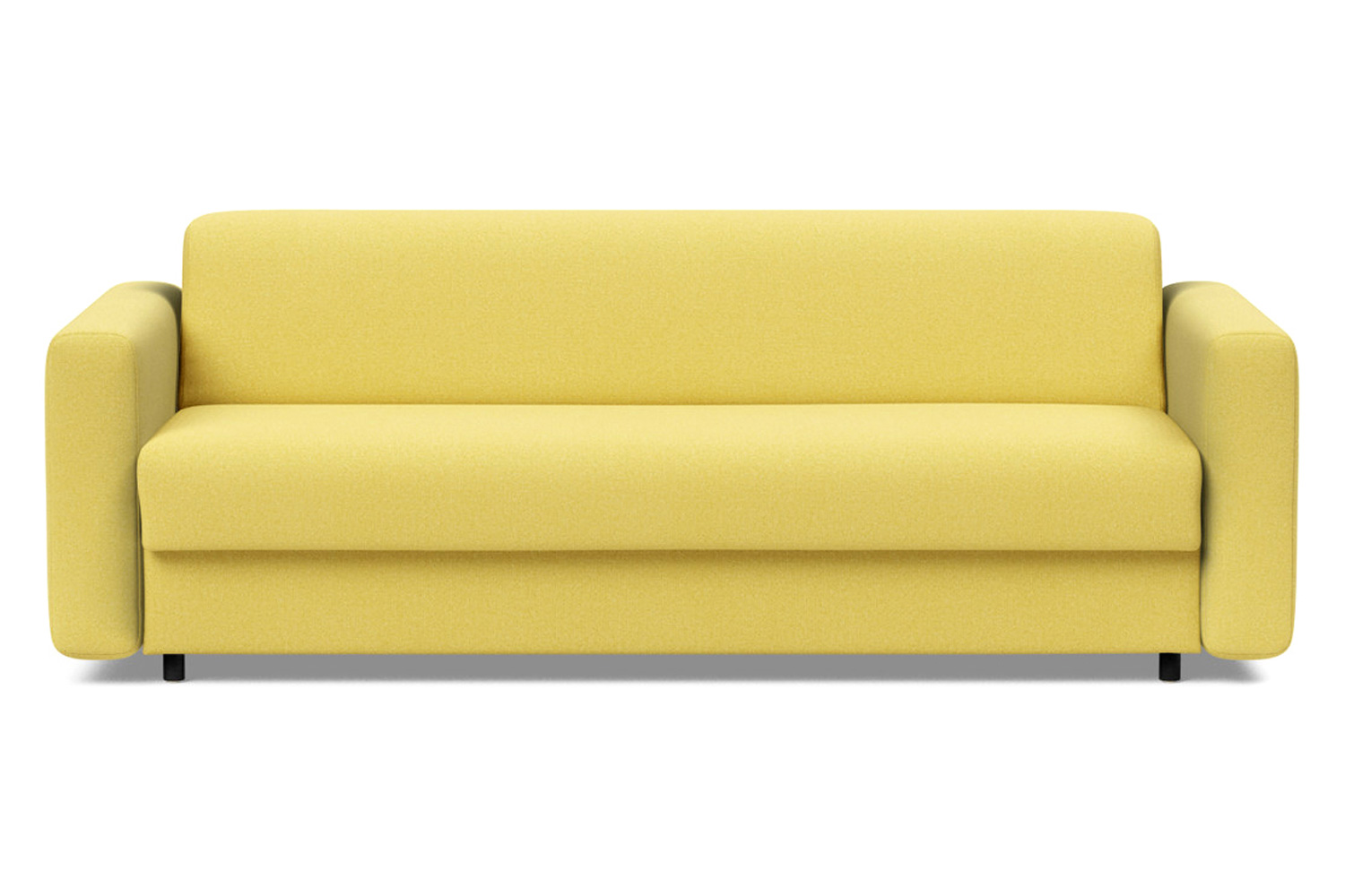 Innovation Living Killian Queen Size Sofa Bed Dual Mattress - 554 Soft Mustard Flower