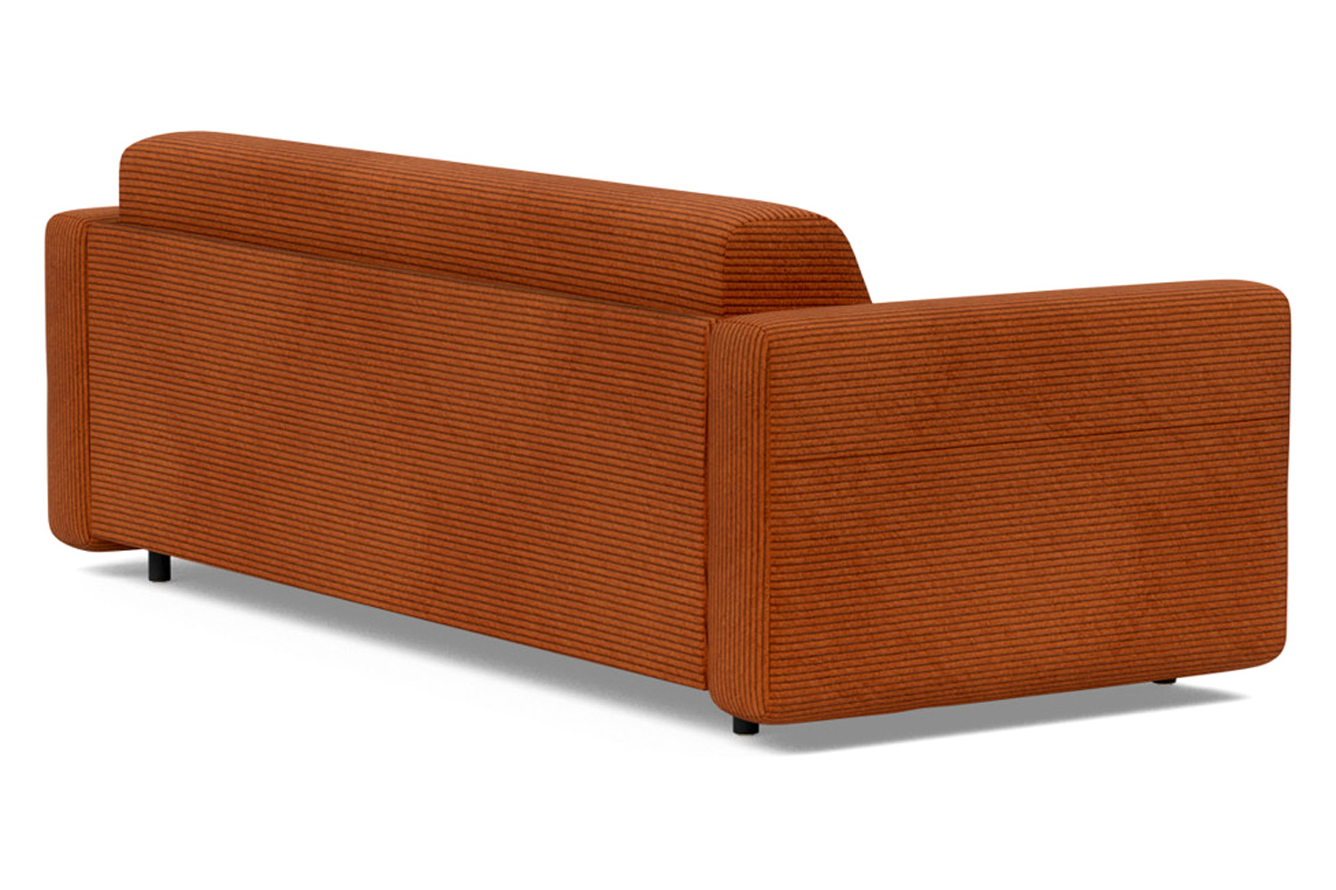 Innovation Living Killian Queen Size Sofa Bed Dual Mattress - 595 Corduroy Burnt Orange