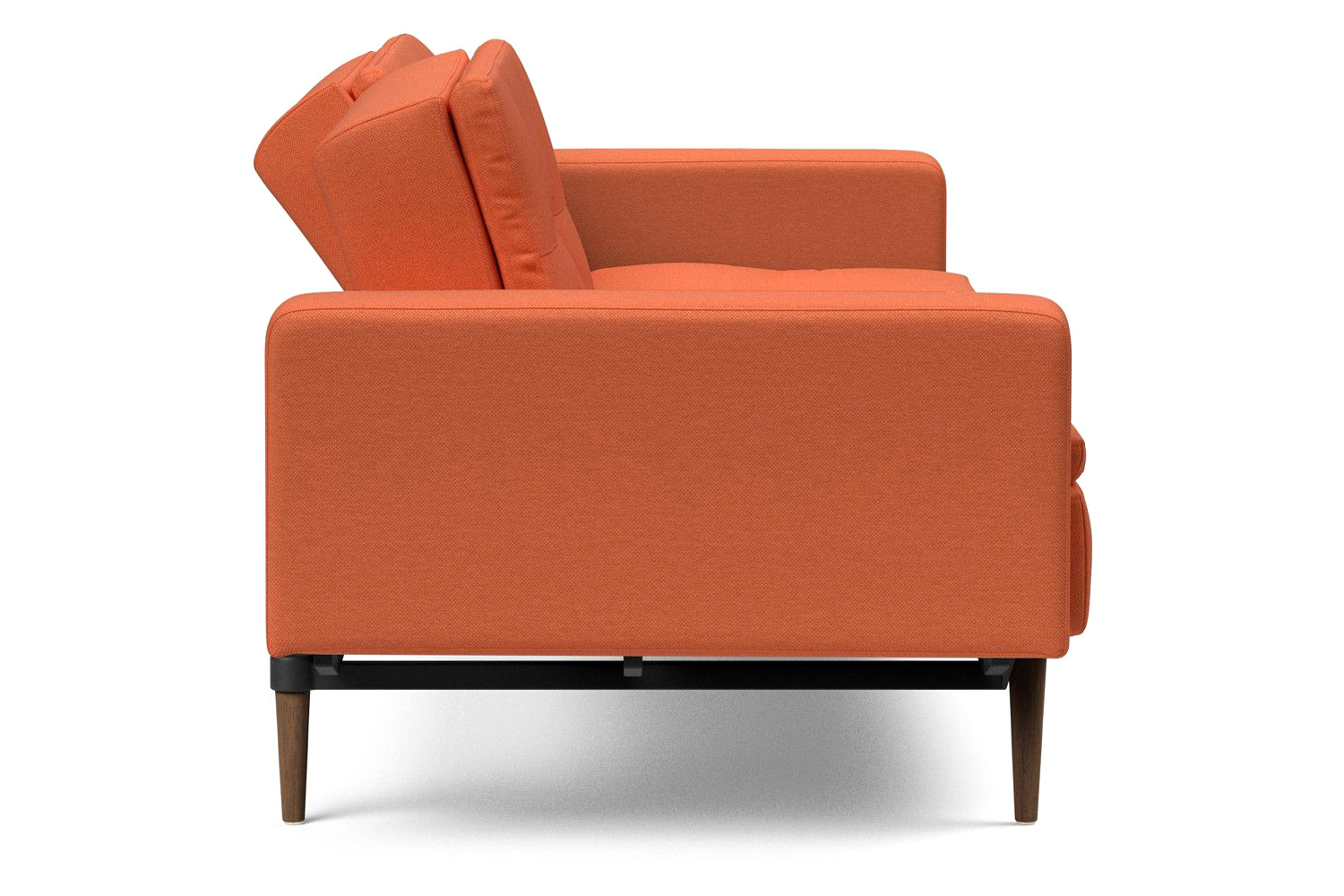 Innovation Living Dublexo Styletto Sofa Bed Dark Wood with Arms - 581 Argus Rust