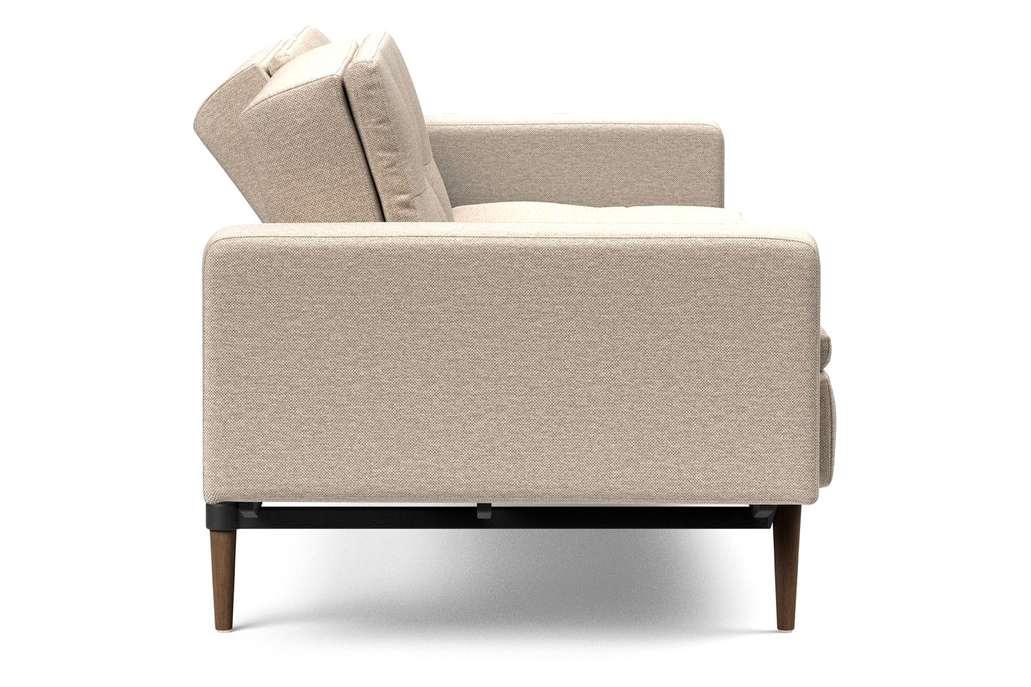 Innovation Living Dublexo Styletto Sofa Bed Dark Wood with Arms - 584 Argus Natural