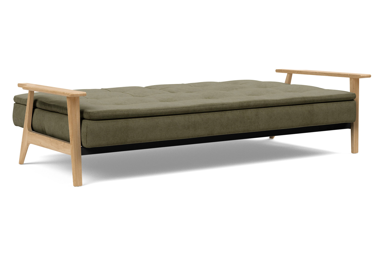 Innovation Living Dublexo Frej Sofa Bed Oak - 316 Cordufine Pine Green