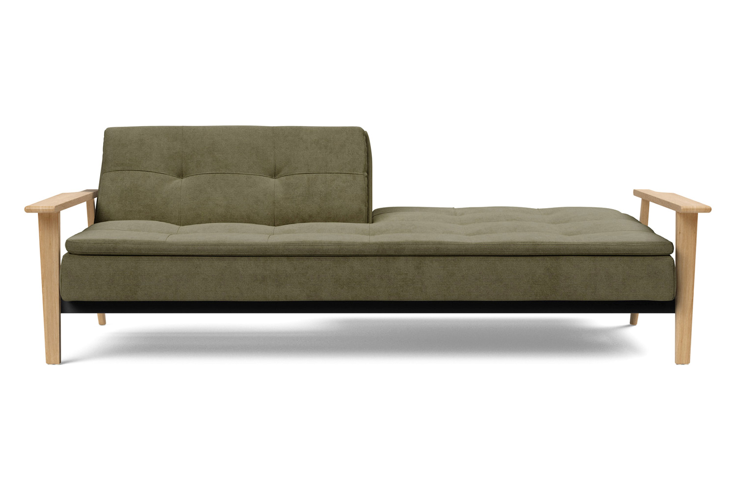 Innovation Living Dublexo Frej Sofa Bed Oak - 316 Cordufine Pine Green