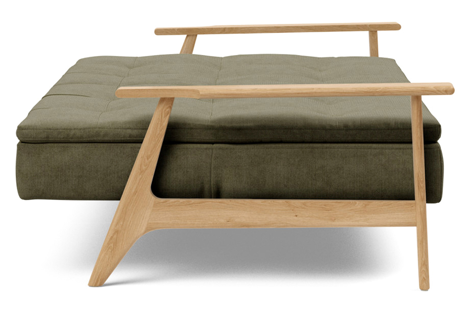 Innovation Living Dublexo Frej Sofa Bed Oak - 316 Cordufine Pine Green