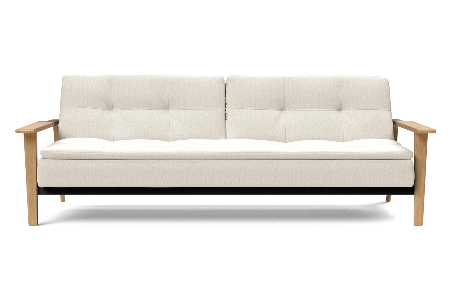 Innovation Living Dublexo Frej Sofa Bed Oak - 531 Bouclé Off White