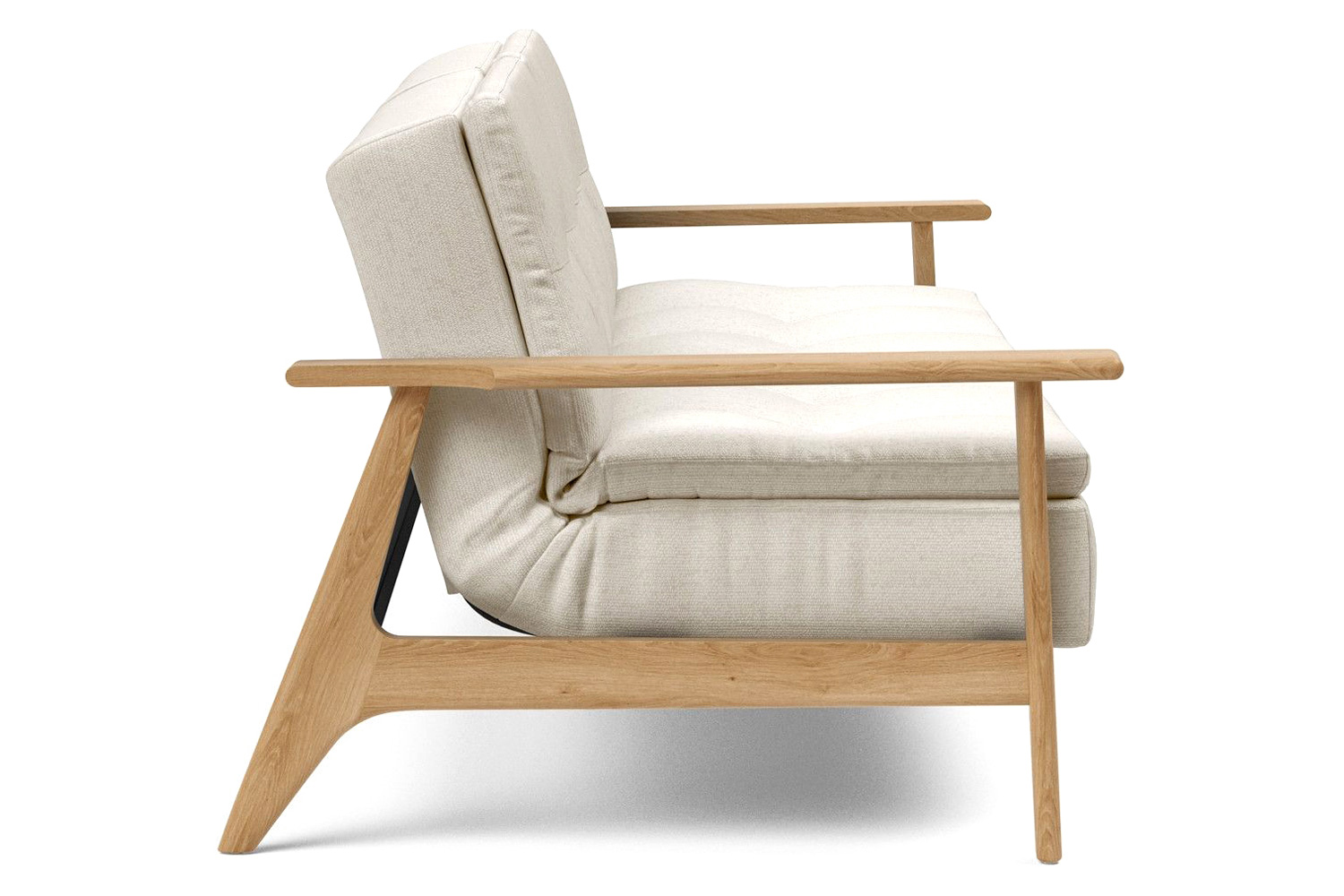 Innovation Living Dublexo Frej Sofa Bed Oak - 531 Bouclé Off White