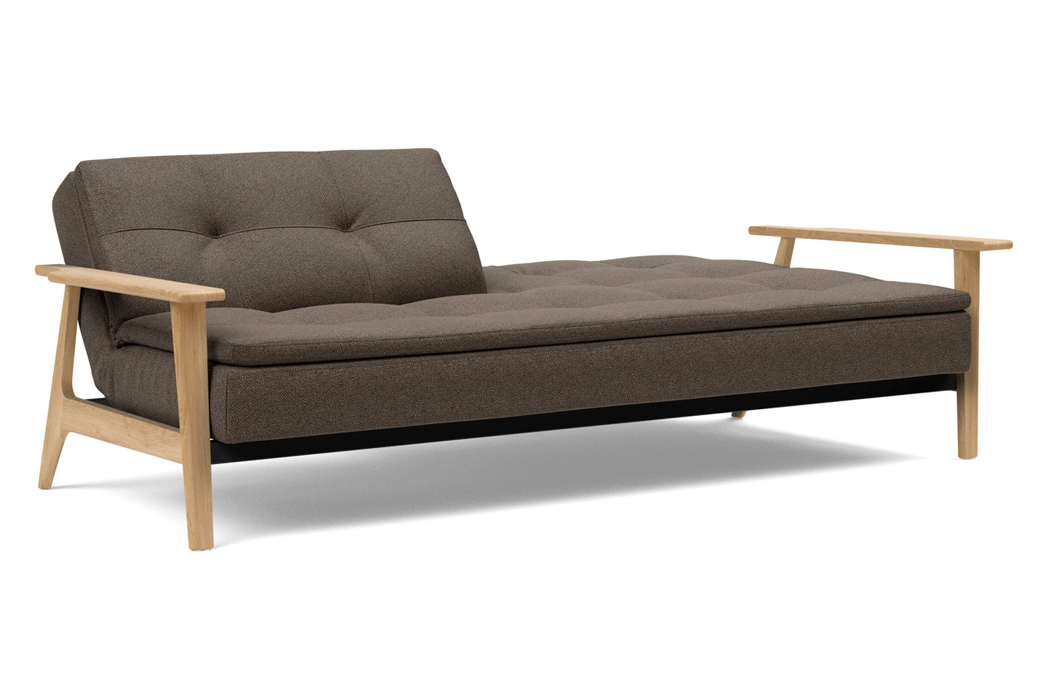 Innovation Living Dublexo Frej Sofa Bed Oak - 578 Kenya Taupe