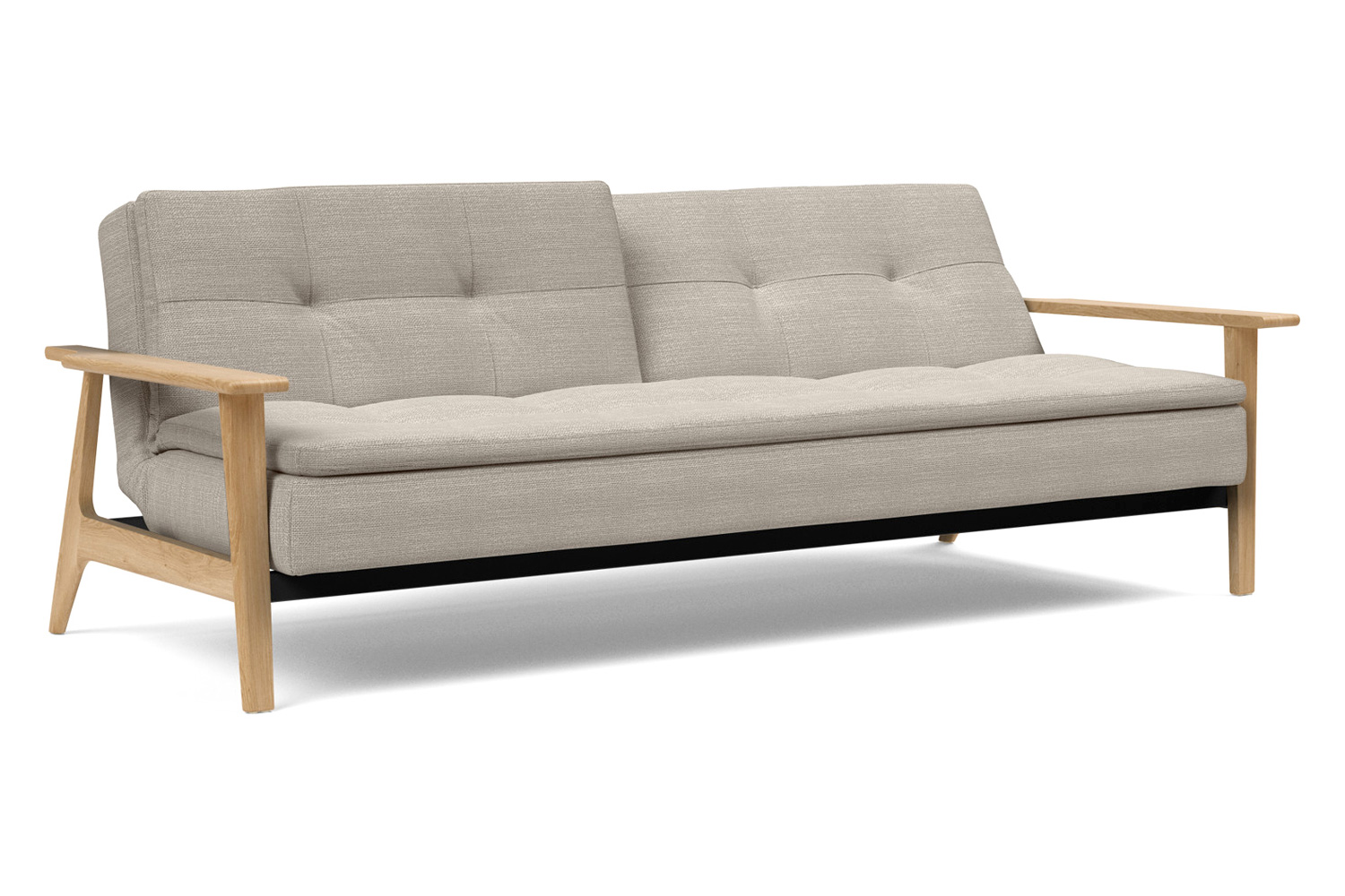 Innovation Living Dublexo Frej Sofa Bed Oak - 579 Kenya Gravel